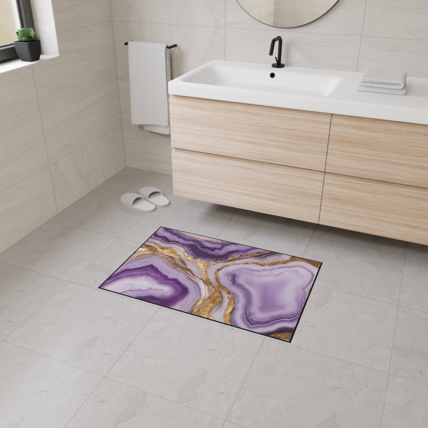 Decorative Heavy Duty Non-Slip Floor Mat Stylish Design Perfect for Entryway Kitchen Décor Garage Rug Coffee Bar Bathroom Floor Door Mat