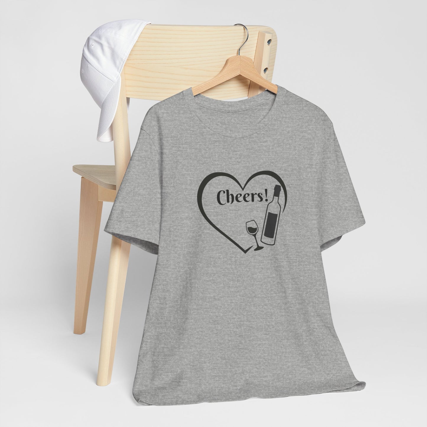 Cheers T-Shirt | Wine Lover | Foodie | Culinary | Unisex