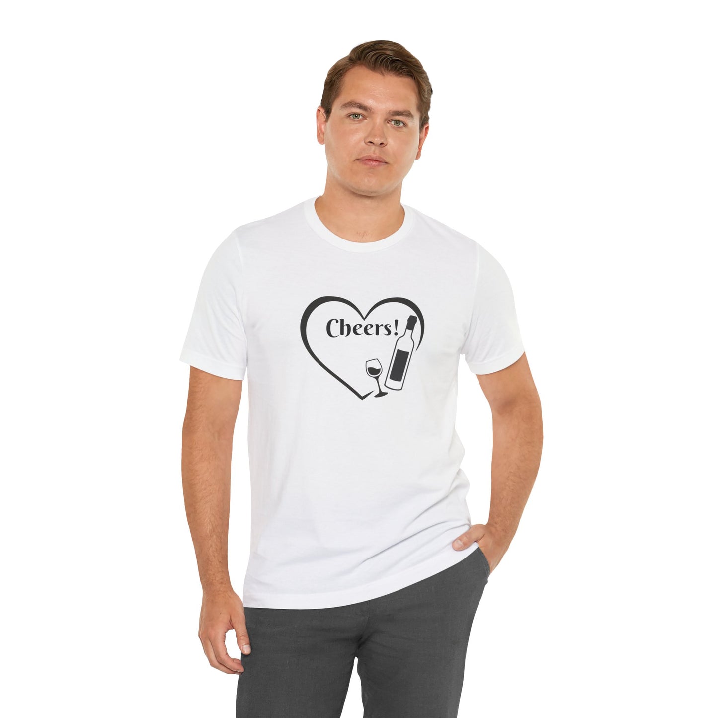 Cheers T-Shirt | Wine Lover | Foodie | Culinary | Unisex