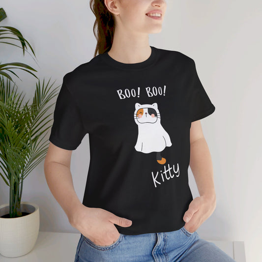 Boo! Boo! Kitty T-Shirt | Halloween | Trick or Treat | Unisex |