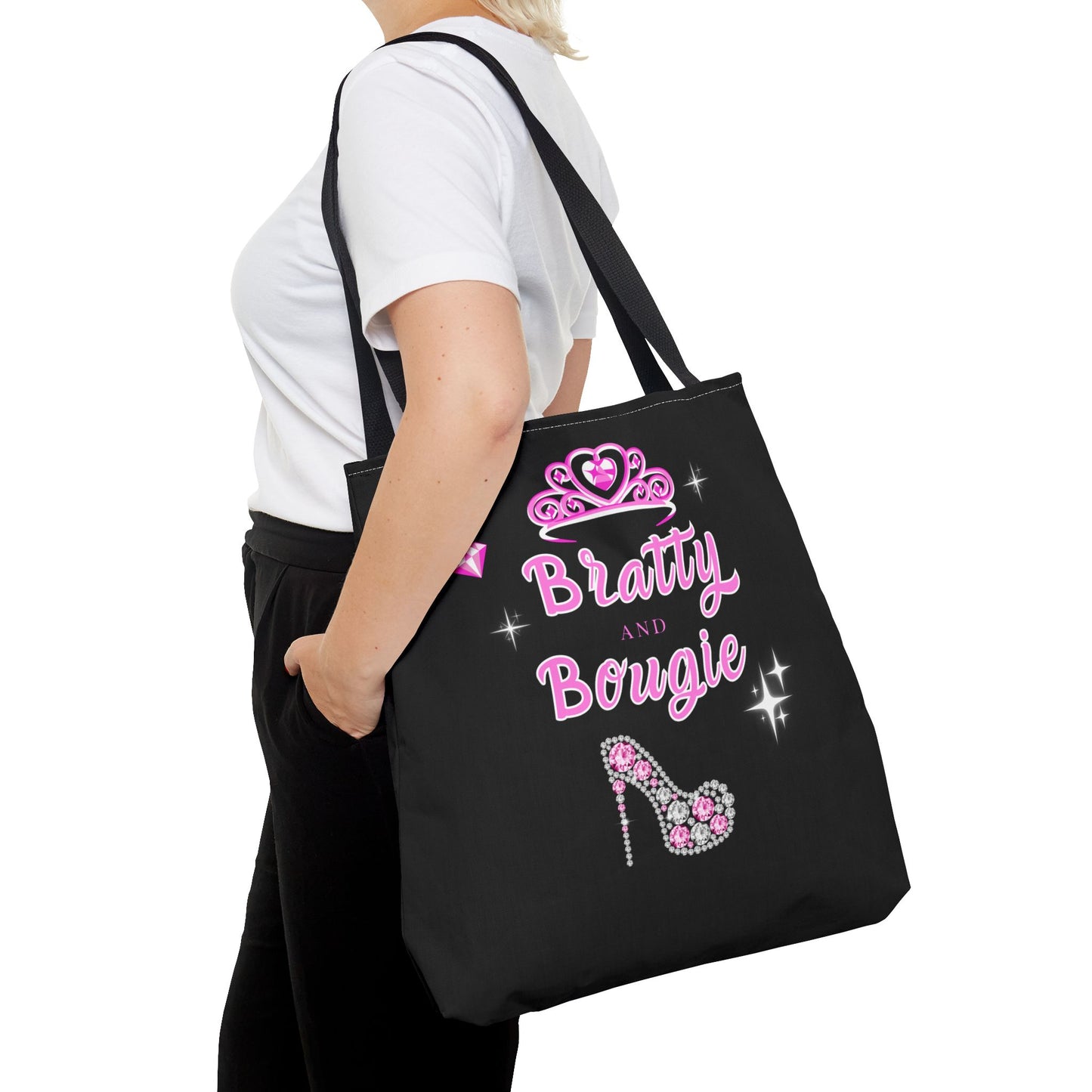 Bratty & Bougie Tote Bag | Carryall | Brat | Empowerment | Women |