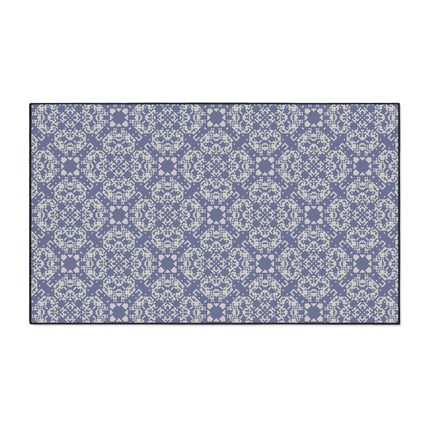 Decorative Heavy Duty Non-Slip Floor Mat Stylish Design Perfect for Entryway Kitchen Décor Grey Geometric Floral Design Rug Bathroom Mat