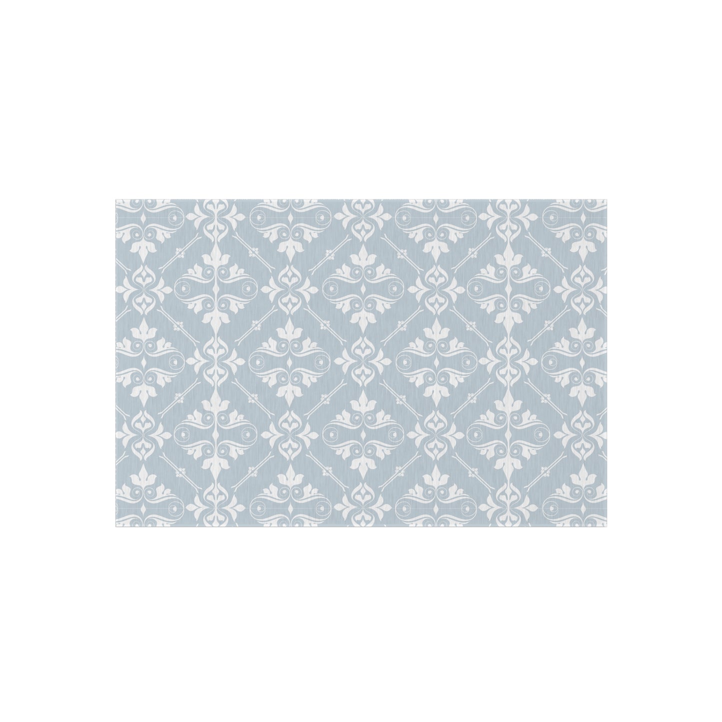 Chenille Print Pattern Outdoor Rug with No-Skid Backing Cozy Outdoor Carpet Patio Decor Gazebo Rug Pool Area Decor Outdoor Kitchen Carpet
