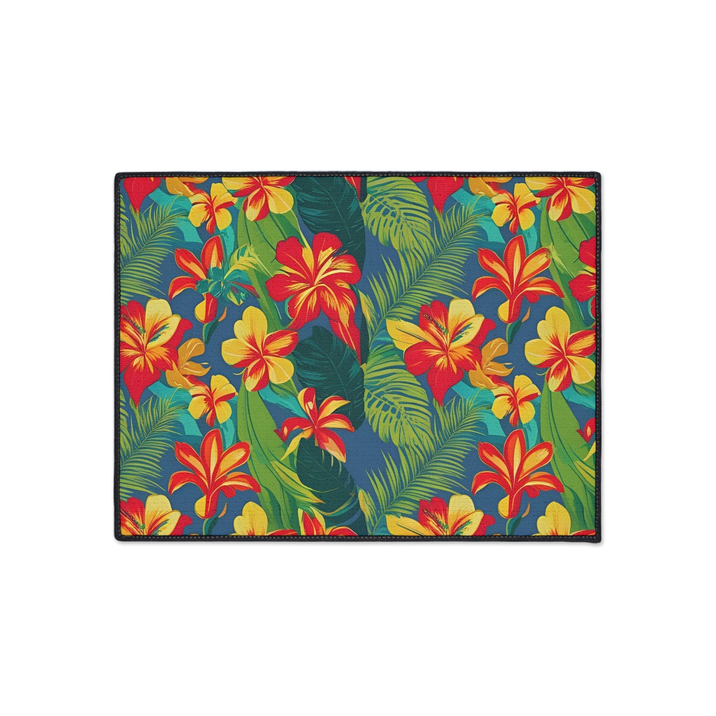 Decorative Heavy Duty Non-Slip Floor Mat Stylish Design Perfect for Entryway Kitchen Décor Garage Rug Tropical Bathroom Floor Door Mat