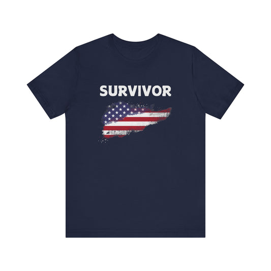 Trump Shot T-shirt | Political | Assassination | Maga | Unisex | Election 2024 | Survivor |