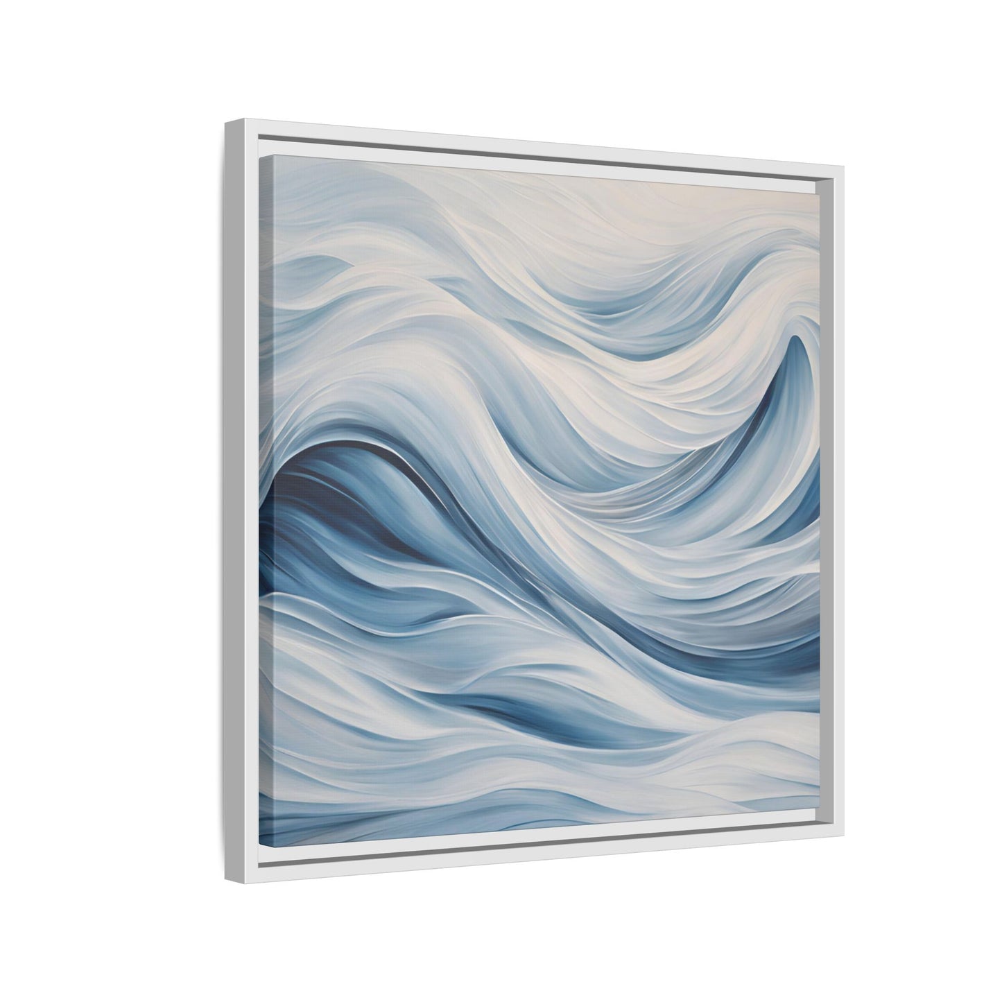Modern Abstract Wave Design Unique Framed Print Canvas Wall Art Ocean Beach Gift Nature Lover Gift Underwater Sea Lover Gift 3 frame colors