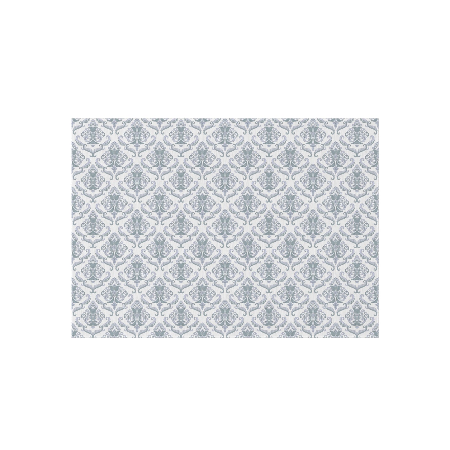 Chenille Print Pattern Outdoor Rug with No-Skid Backing Cozy Outdoor Carpet Patio Decor Gazebo Rug Pool Area Decor Outdoor Kitchen Carpet