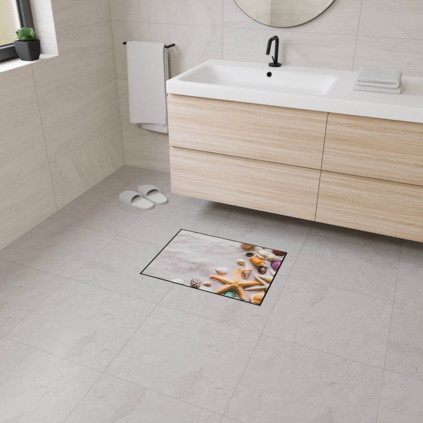 Decorative Heavy Duty Non-Slip Floor Mat Stylish Design Perfect for Entryway Kitchen Décor Garage Rug Coffee Bar Bathroom Floor Door Mat