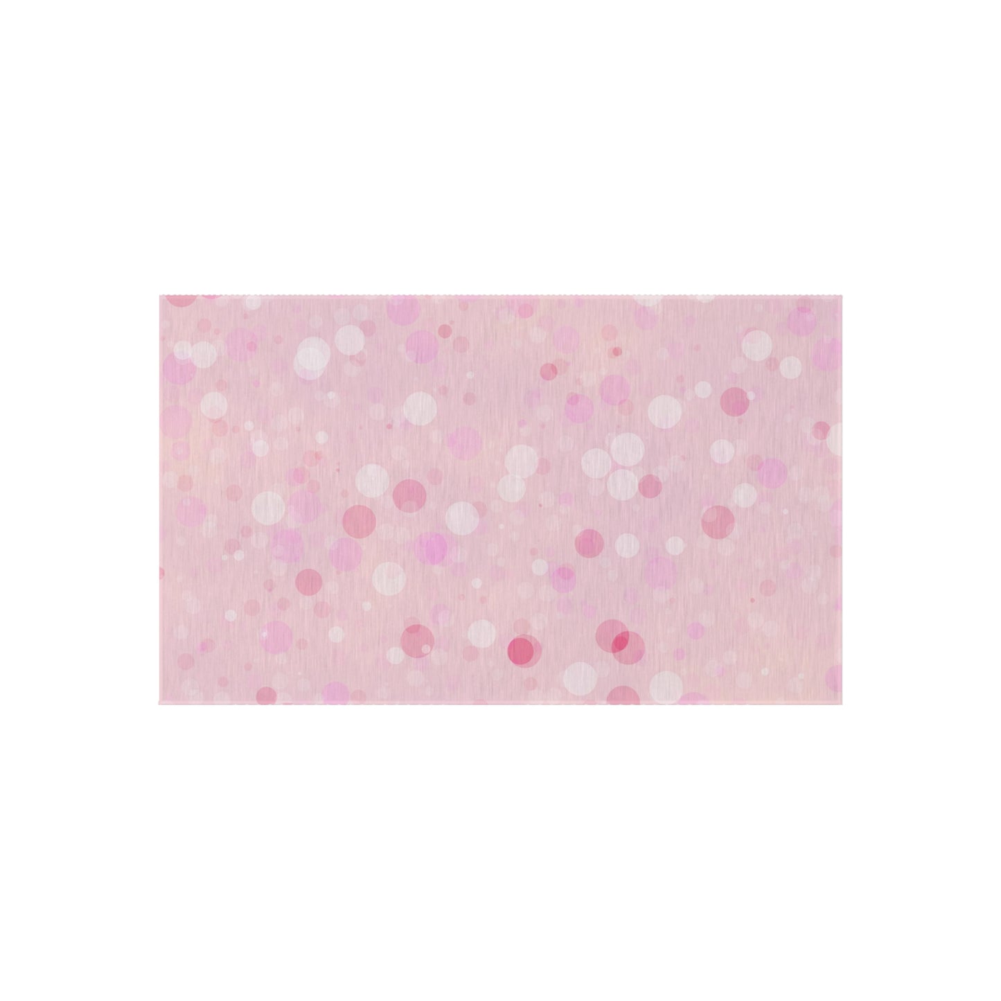 Pink Chenille Outdoor Rug with No-Skid Backing Cozy Outdoor Carpet Patio Decor Gazebo Rug Pool Area Decor Outdoor Kitchen Carpet