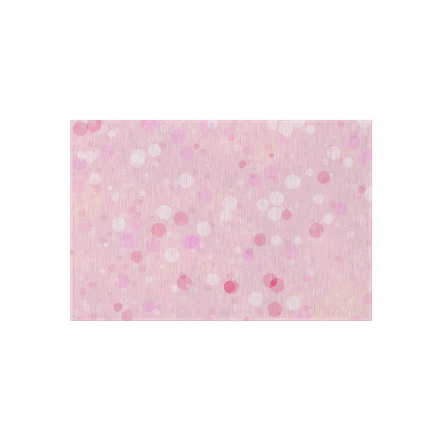 Pink Chenille Outdoor Rug with No-Skid Backing Cozy Outdoor Carpet Patio Decor Gazebo Rug Pool Area Decor Outdoor Kitchen Carpet