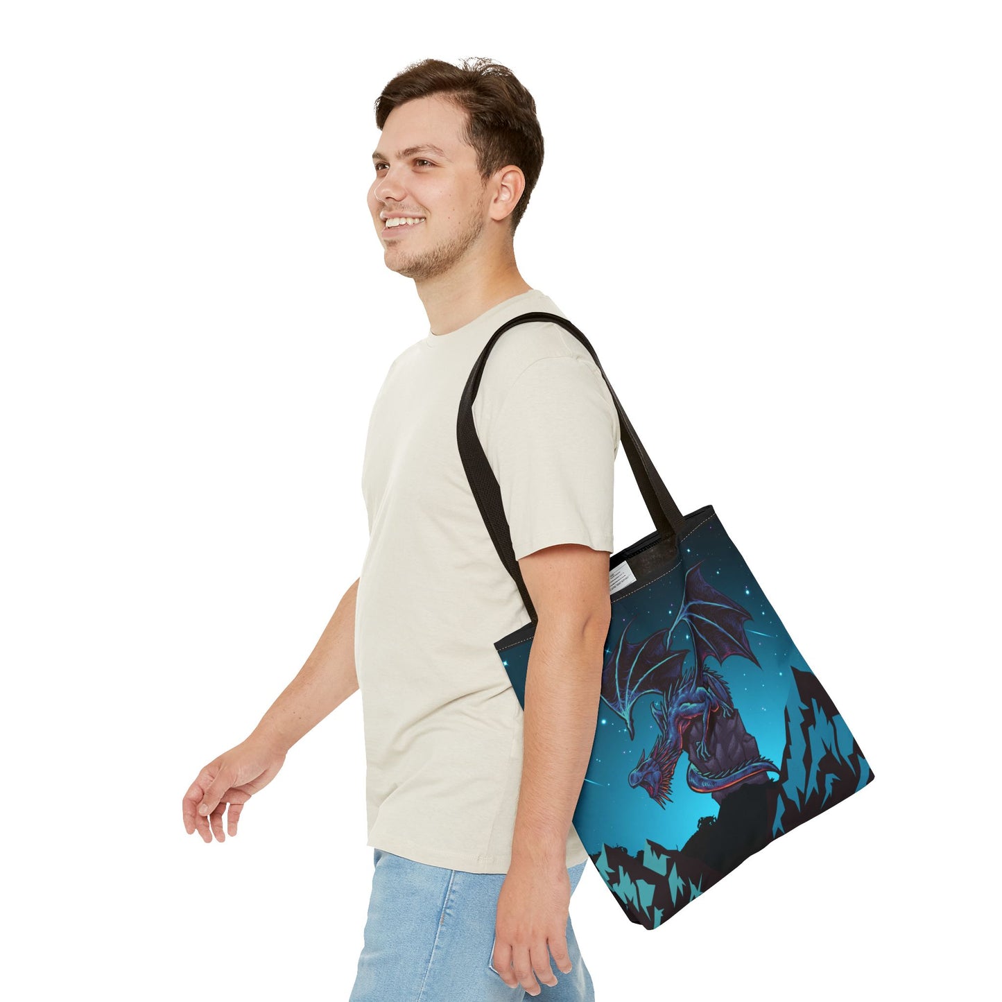 Dragon Tote Bag | Carryall | Grocery Bag | Shopping Bag | Anime | Sci-Fi |