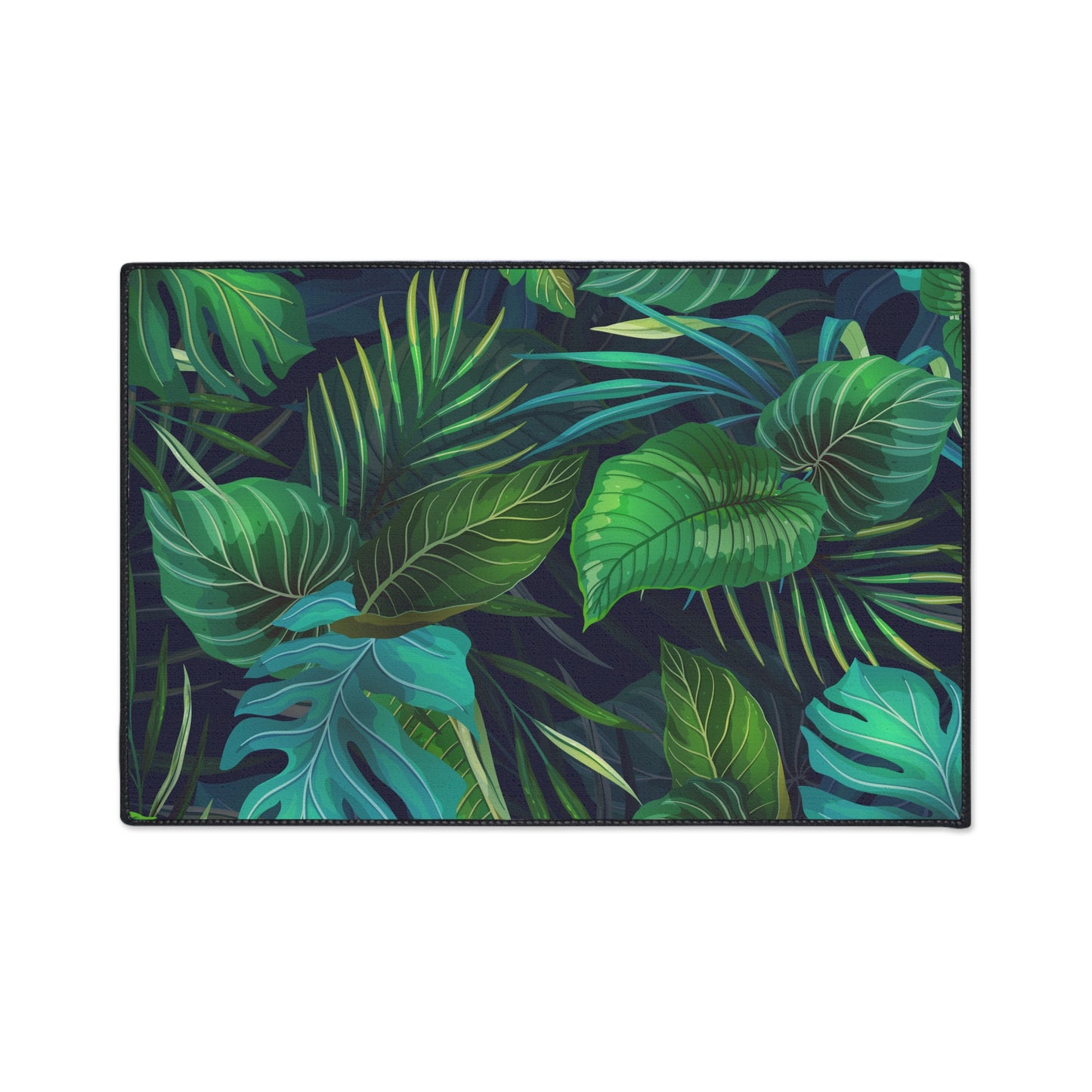 Decorative Heavy Duty Non-Slip Floor Mat Stylish Design Perfect for Entryway Kitchen Décor Beachy Hawaiian Rug Tropical Bathroom Floor