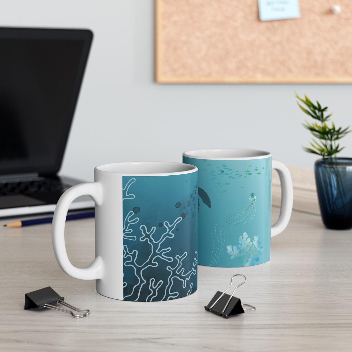 Sea Turtle Mug | Coffee | Tea | Hot Chocolate | Sea Life | Salt Life | Underwater |