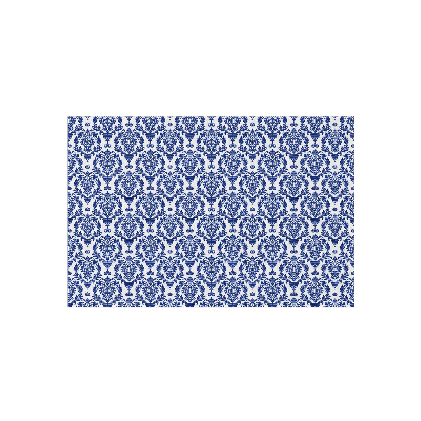 Chenille Print Pattern Outdoor Rug with No-Skid Backing Cozy Outdoor Carpet Patio Decor Gazebo Rug Pool Area Decor Outdoor Kitchen Carpet