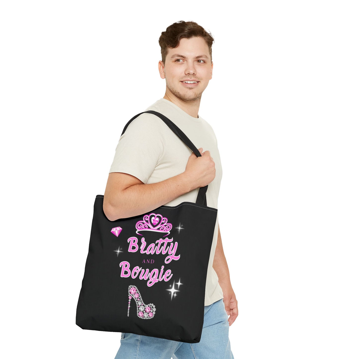 Bratty & Bougie Tote Bag | Carryall | Brat | Empowerment | Women |