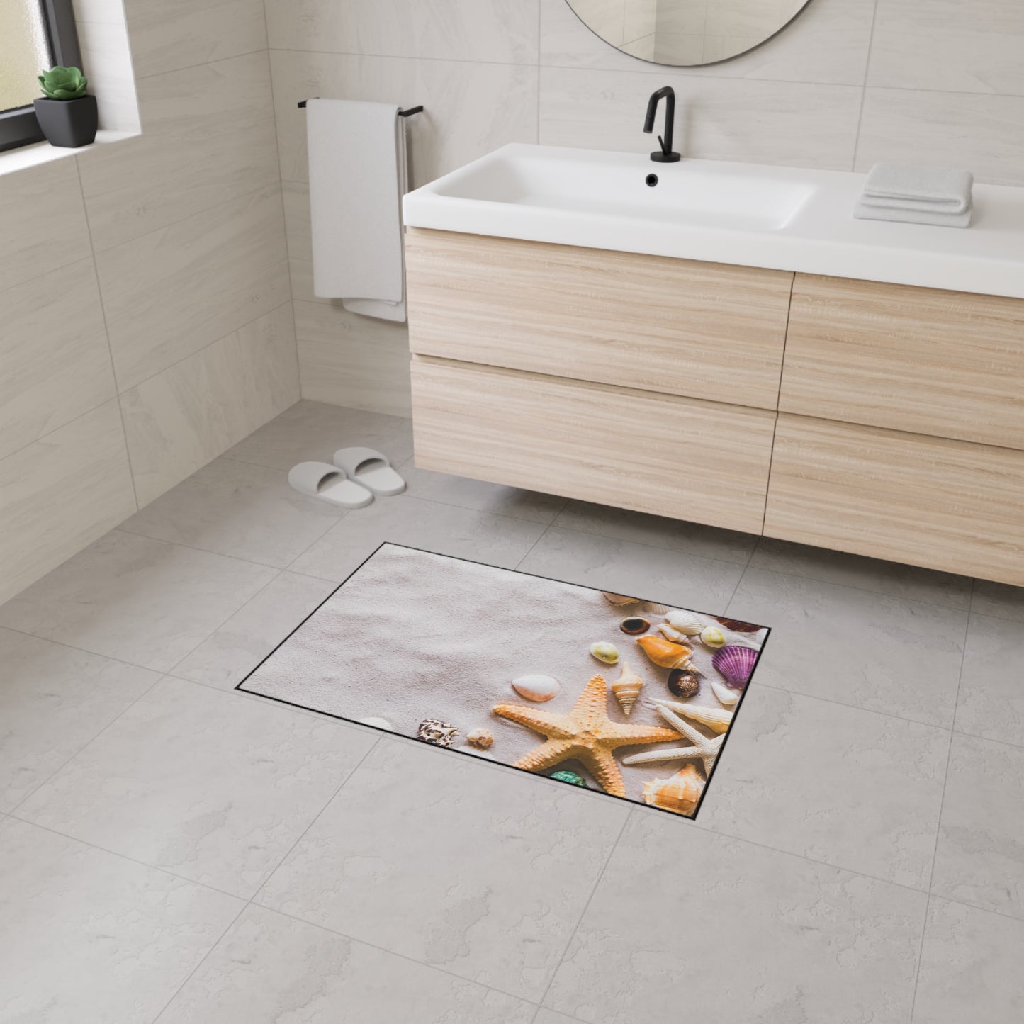 Decorative Heavy Duty Non-Slip Floor Mat Stylish Design Perfect for Entryway Kitchen Décor Garage Rug Coffee Bar Bathroom Floor Door Mat