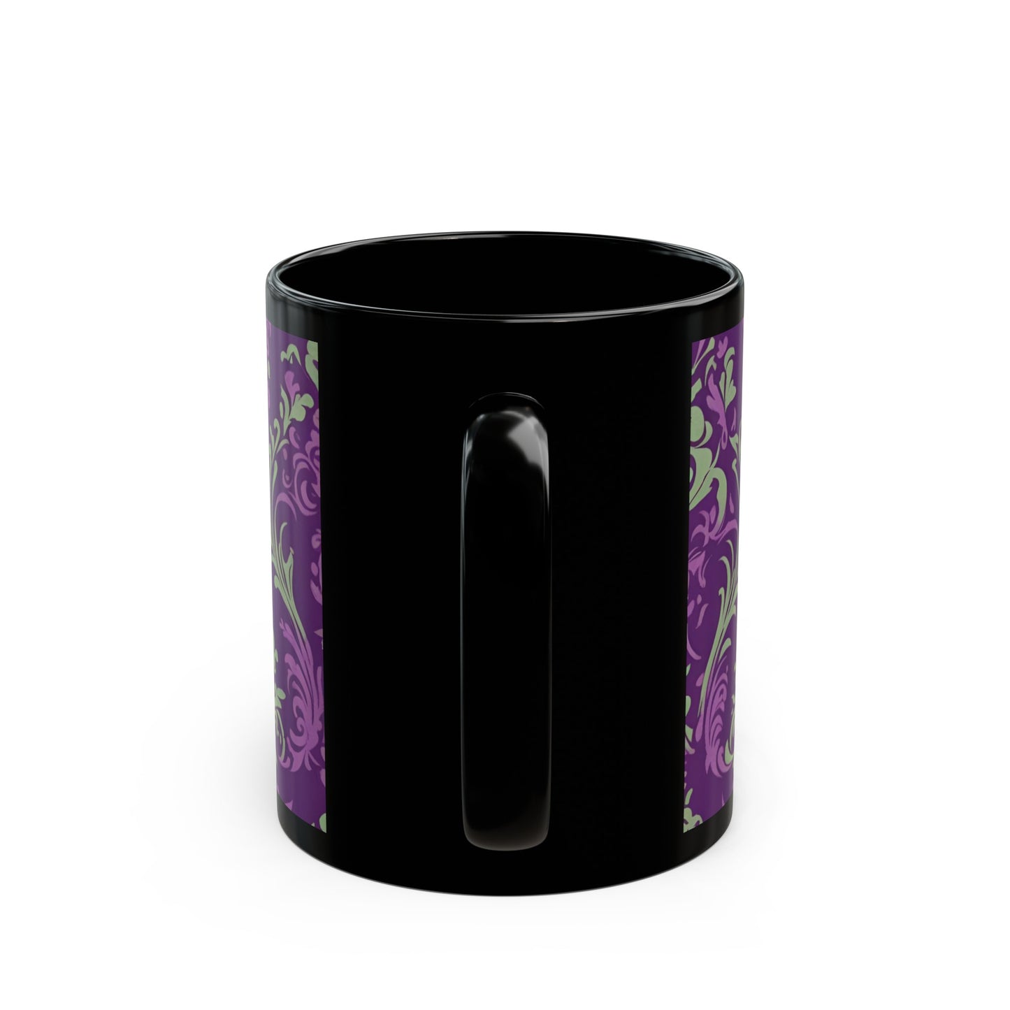 Elegant Damask Mug | Royal Purple | Coffee Mug | Tea | Elegant Gift Mug |