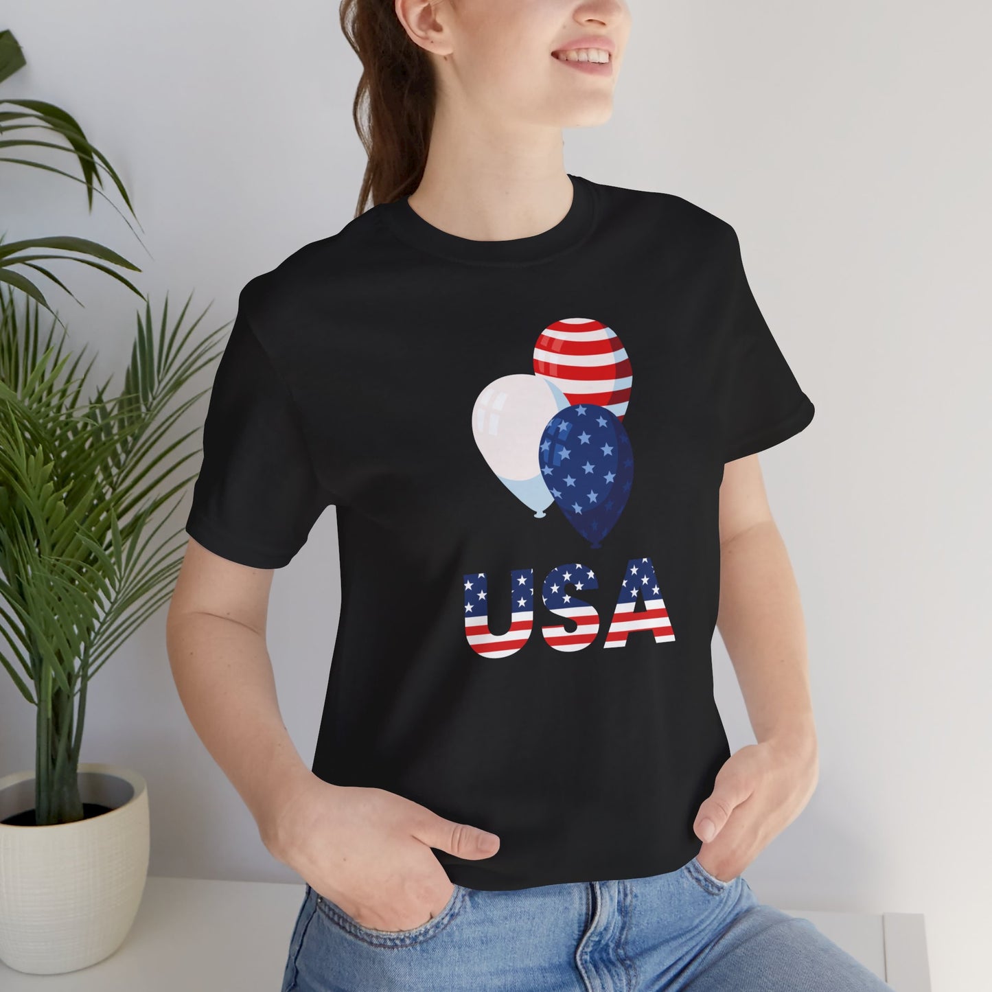 USA Ballons T-Shirt | Unisex | Patriotic | Americana | 4th of July |