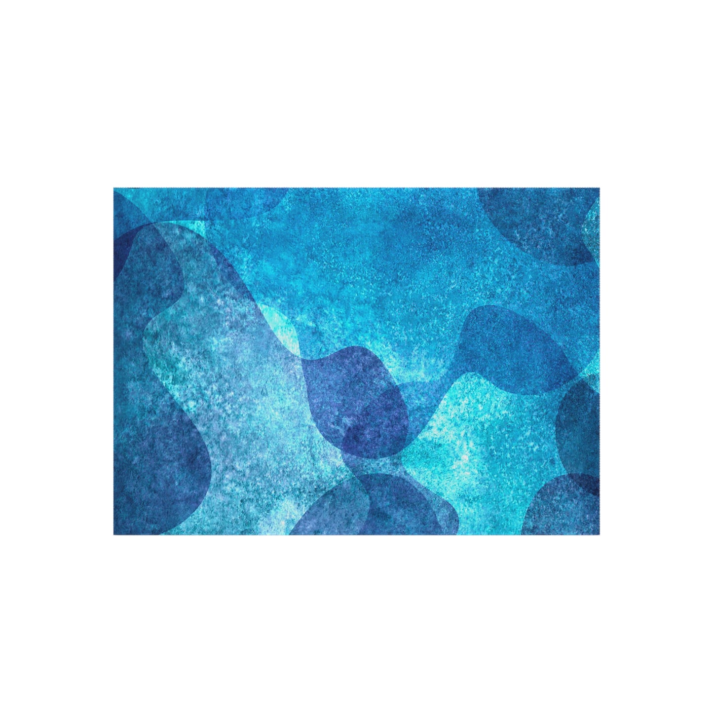 Modern Wave Design Chenille Outdoor Rug No-Skid Backing Cozy Outdoor Beachy Patio Decor Gazebo Rug Pool Area Decor Outdoor Kitchen Carpet