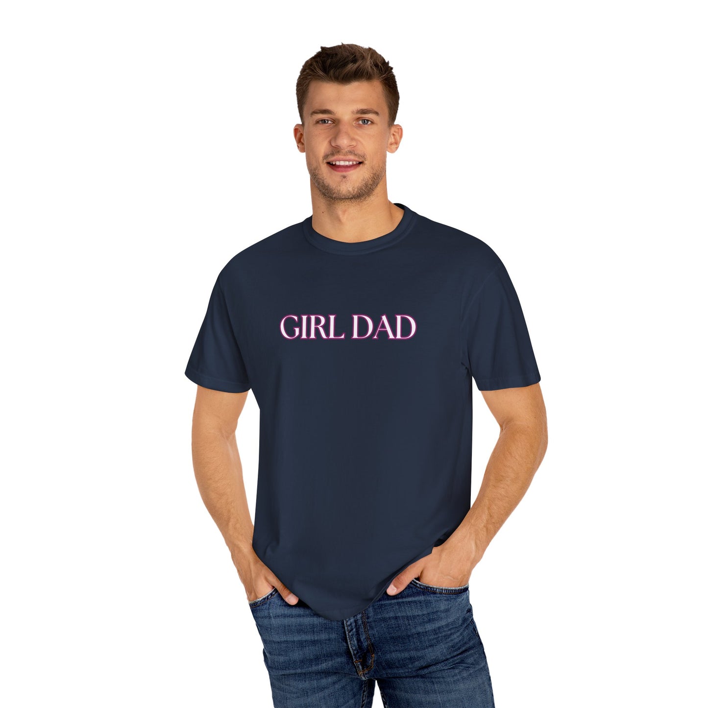 Girl Dad Comfort Colors Relaxed Fit Garment-Dyed Tee Gift for Dad or Grandpa Proud Father Gift from Daddy's Girl