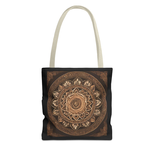 Boho Design Tote Bag | Grocery Bag | Shopping Bag | Cottage Core | Boho | Earthy |