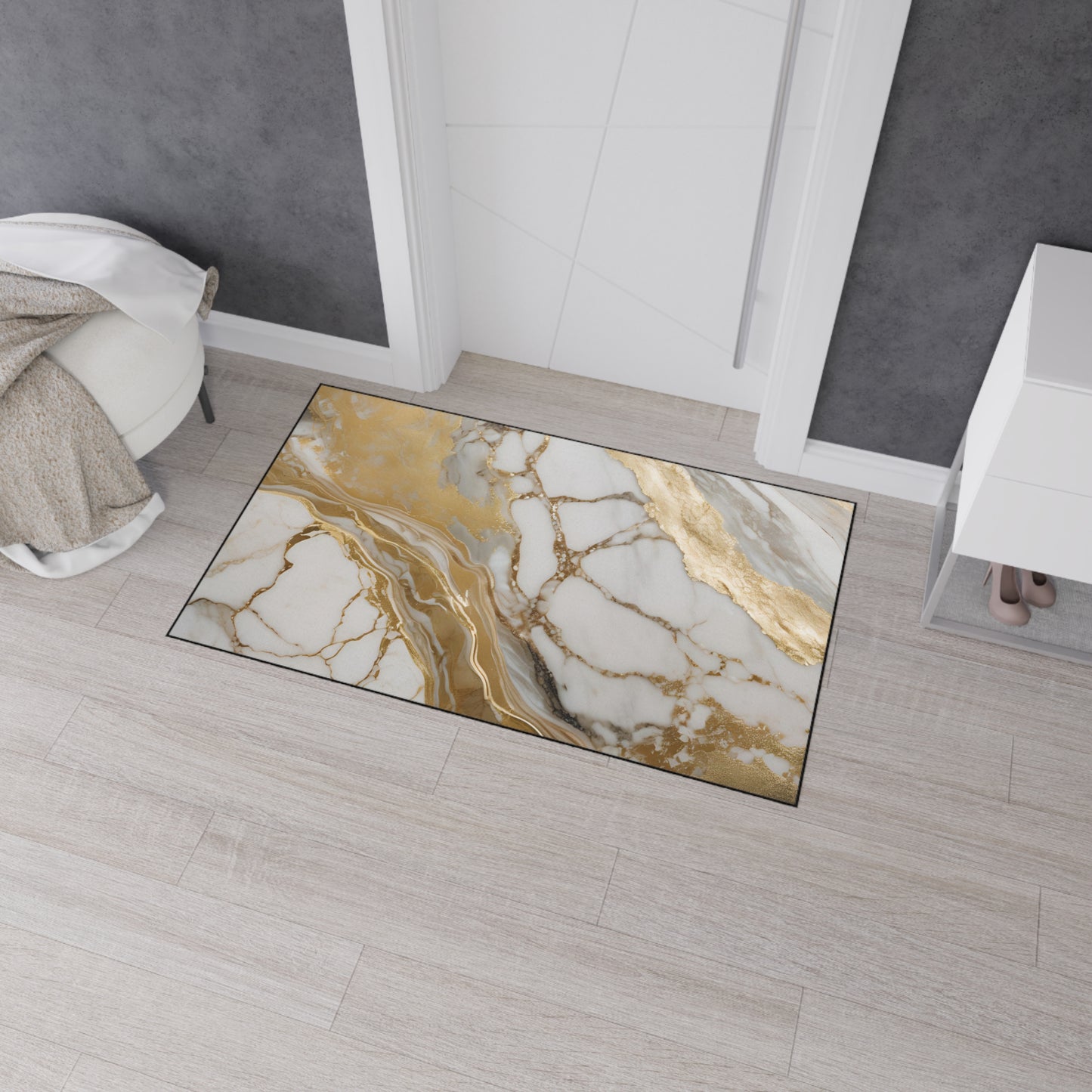 Decorative Heavy Duty Non-Slip Floor Mat Stylish Design Perfect for Entryway Kitchen Décor Garage Rug Coffee Bar Bathroom Floor Door Mat