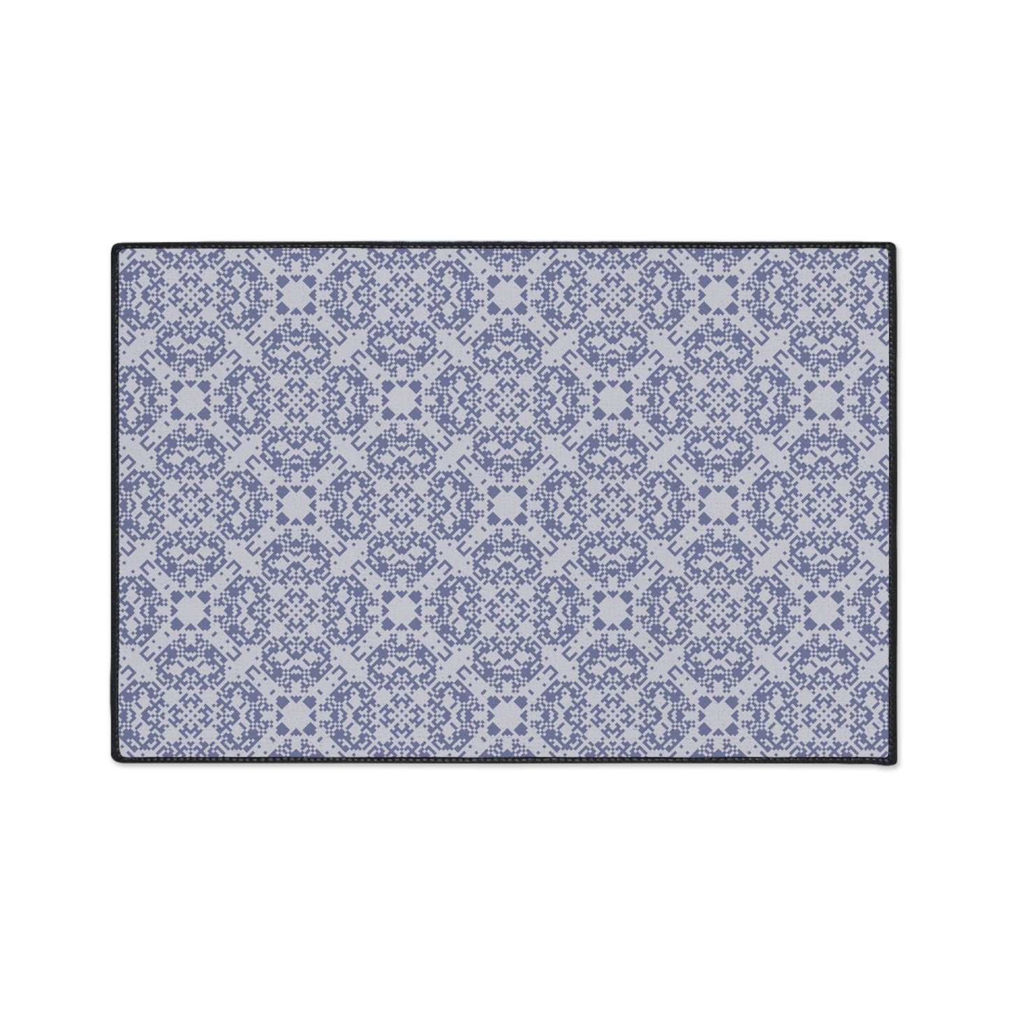 Decorative Heavy Duty Non-Slip Floor Mat Stylish Design Perfect for Entryway Kitchen Grey Geometric Floral Design Rug Bathroom Mat