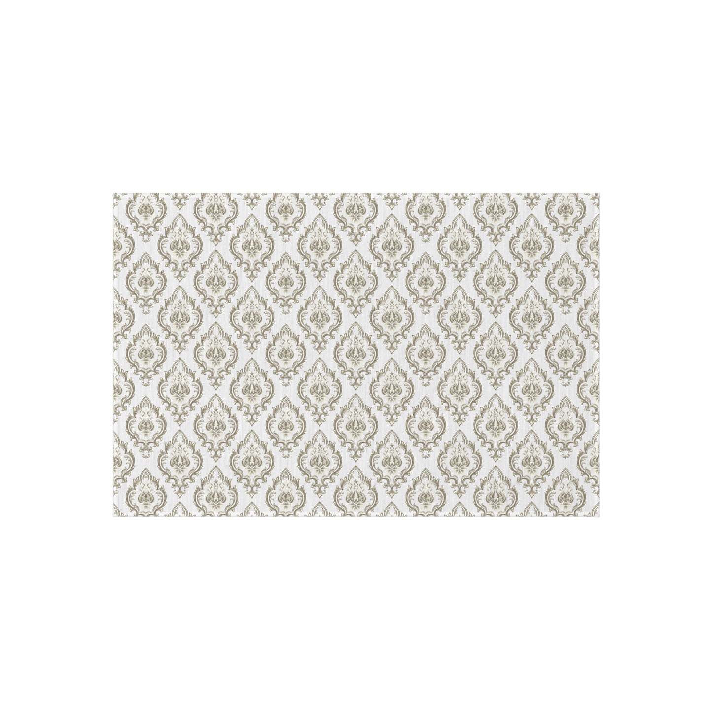 Chenille Print Pattern Outdoor Rug with No-Skid Backing Cozy Outdoor Carpet Patio Decor Gazebo Rug Pool Area Decor Outdoor Kitchen Carpet