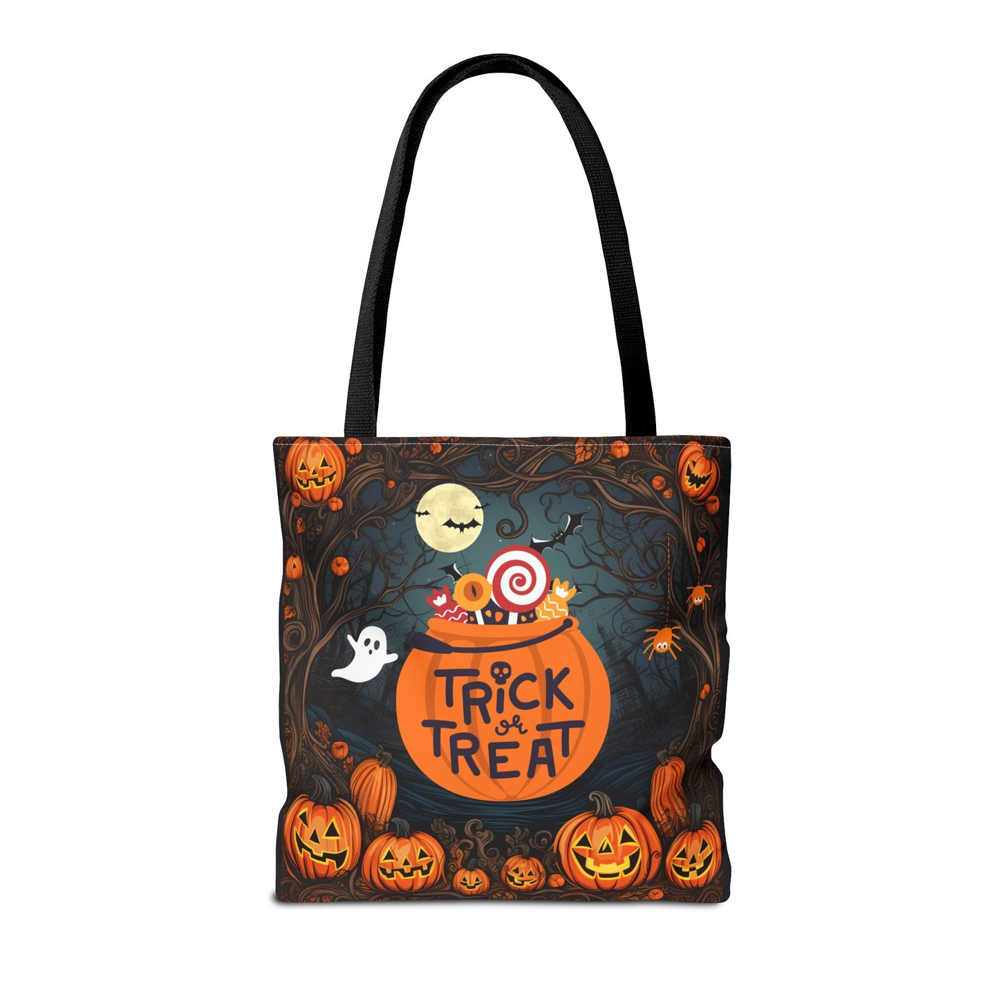 Halloween Tote Bag | Carryall | Grocery Bag | Shopping Bag | Pumpkin | Autumn | Trick or Treat | Candy Bag |