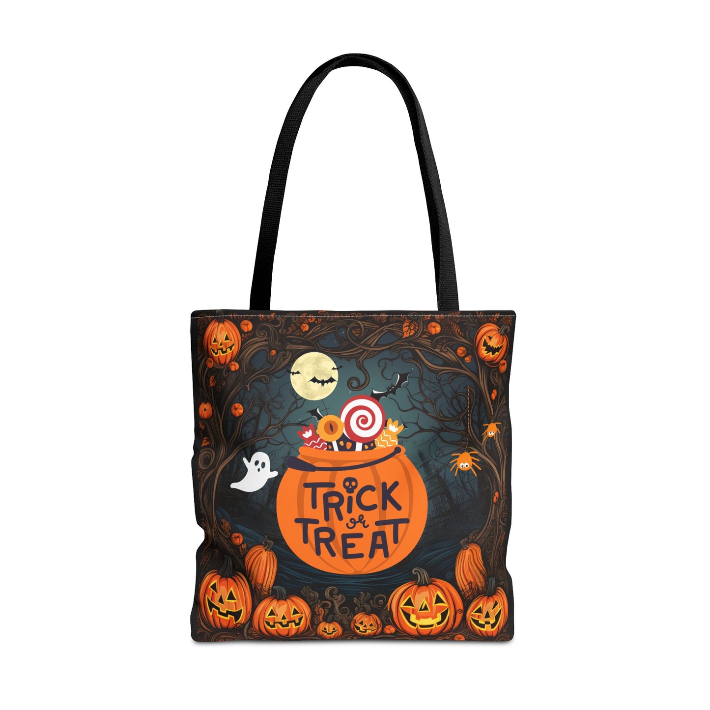 Halloween Tote Bag | Carryall | Grocery Bag | Shopping Bag | Pumpkin | Autumn | Trick or Treat | Candy Bag |