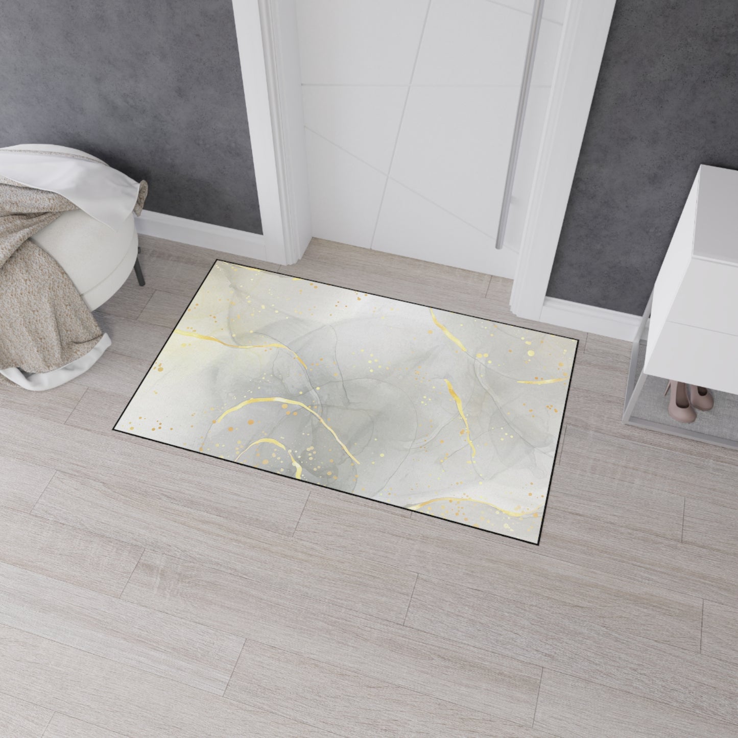 Decorative Heavy Duty Non-Slip Floor Mat Stylish Design Perfect for Entryway Kitchen Décor Garage Rug Coffee Bar Bathroom Floor Door Mat