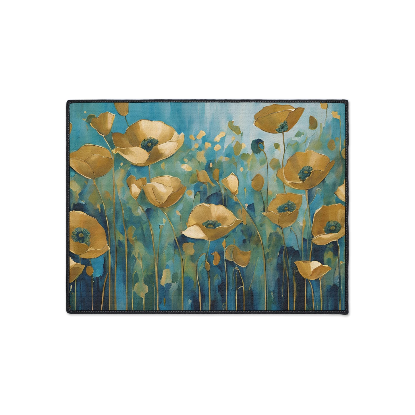 Decorative Heavy Duty Non-Slip Floor Mat Stylish Design Perfect for Entryway Kitchen Décor Garage Rug Coffee Bar Bathroom Floor Door Mat
