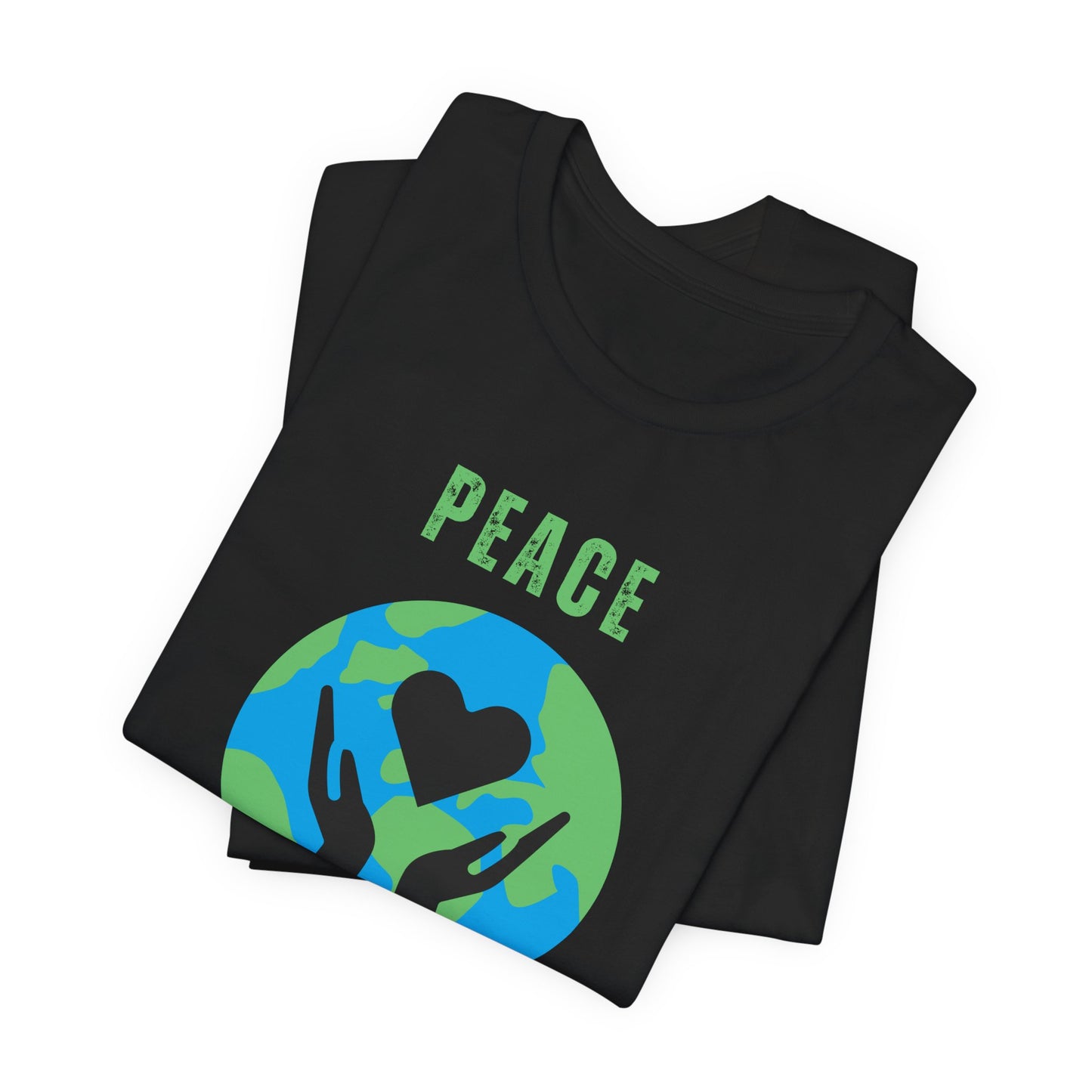 World Peace Unisex T-Shirt Positive Energy Gift Good Vibes Tee Universal Peace T-Shirt