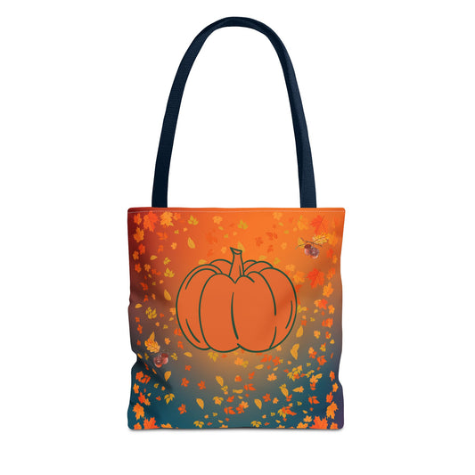 Fall Harvest Tote Bag | Carryall | Grocery Bag | Shopping Bag | Pumpkin | Autumn |