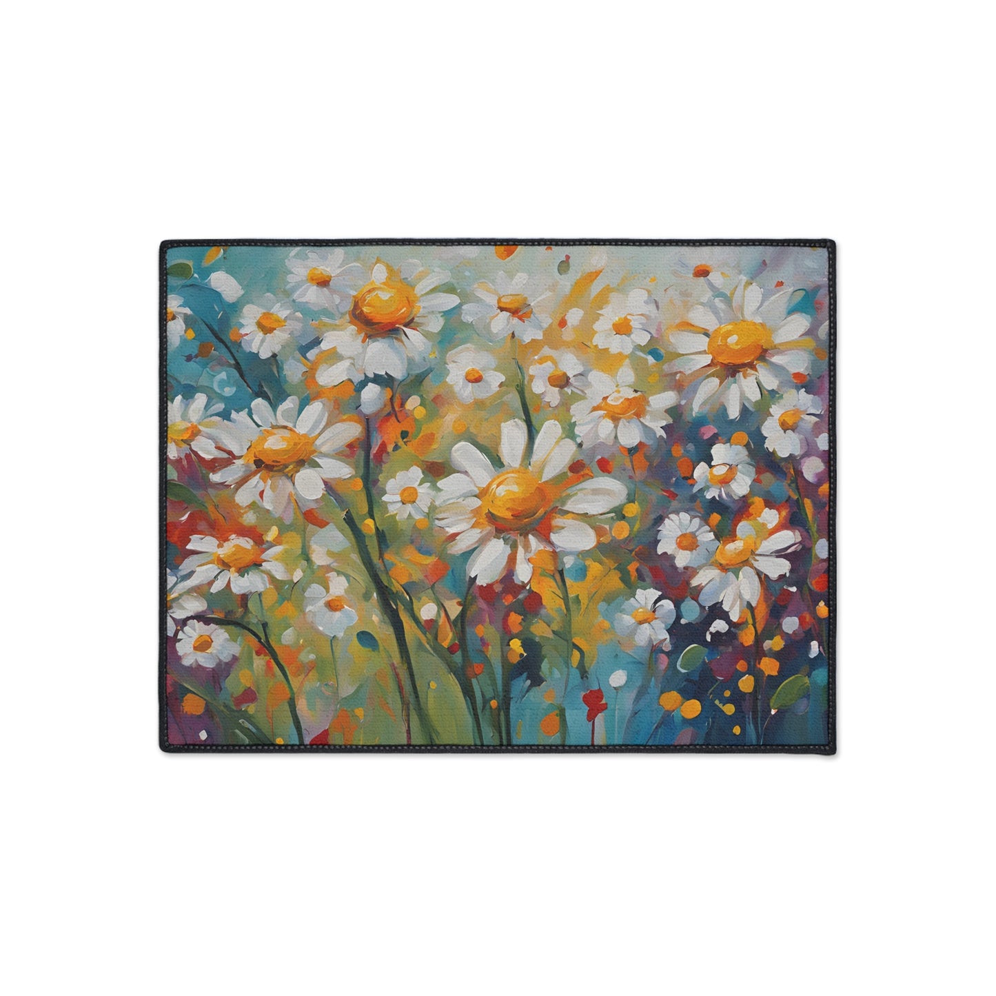 Decorative Heavy Duty Non-Slip Floor Mat Stylish Design Perfect for Entryway Kitchen Décor Garage Rug Coffee Bar Bathroom Floor Door Mat