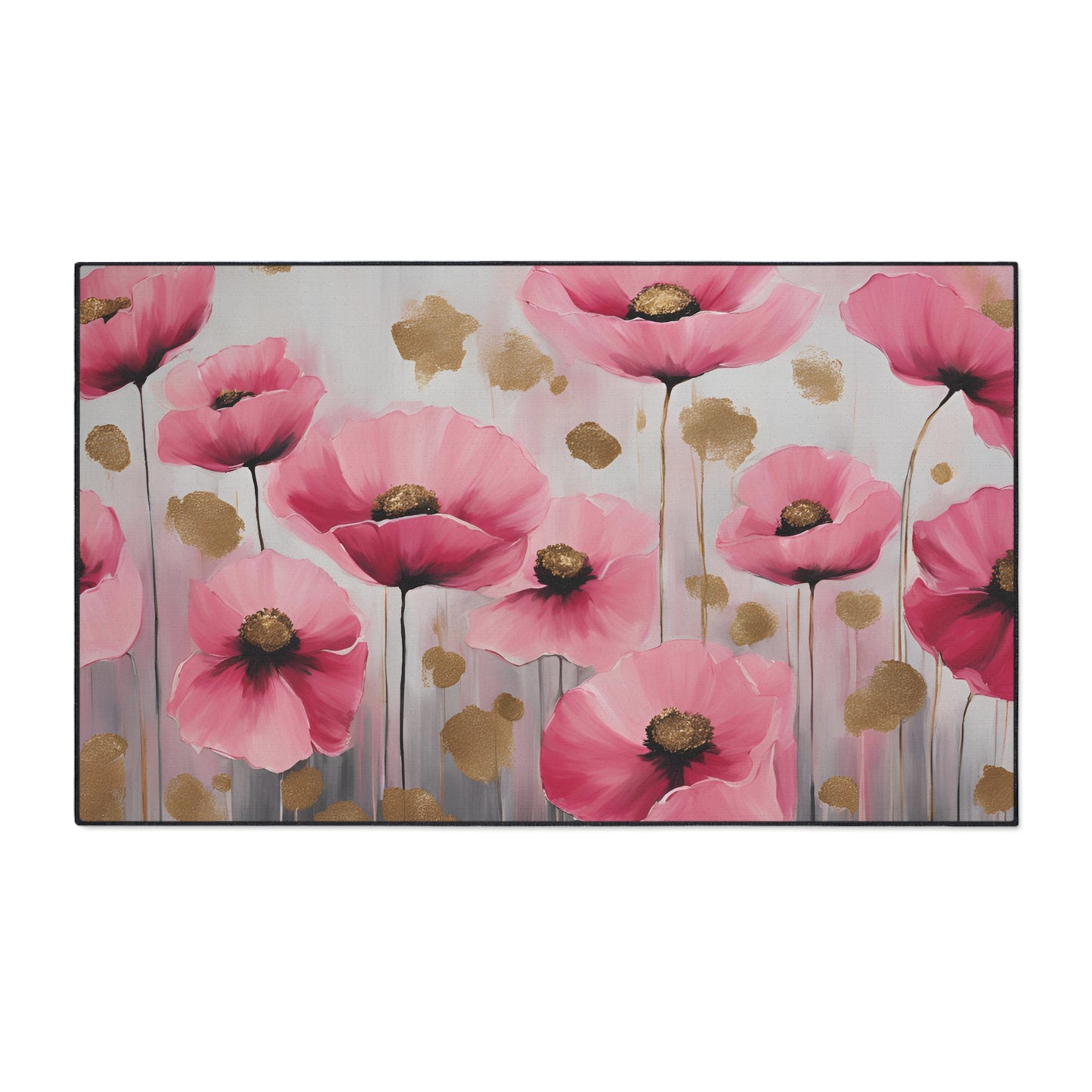 Decorative Heavy Duty Non-Slip Floor Mat Stylish Design Perfect for Entryway Kitchen Décor Garage Rug Coffee Bar Bathroom Floor Door Mat