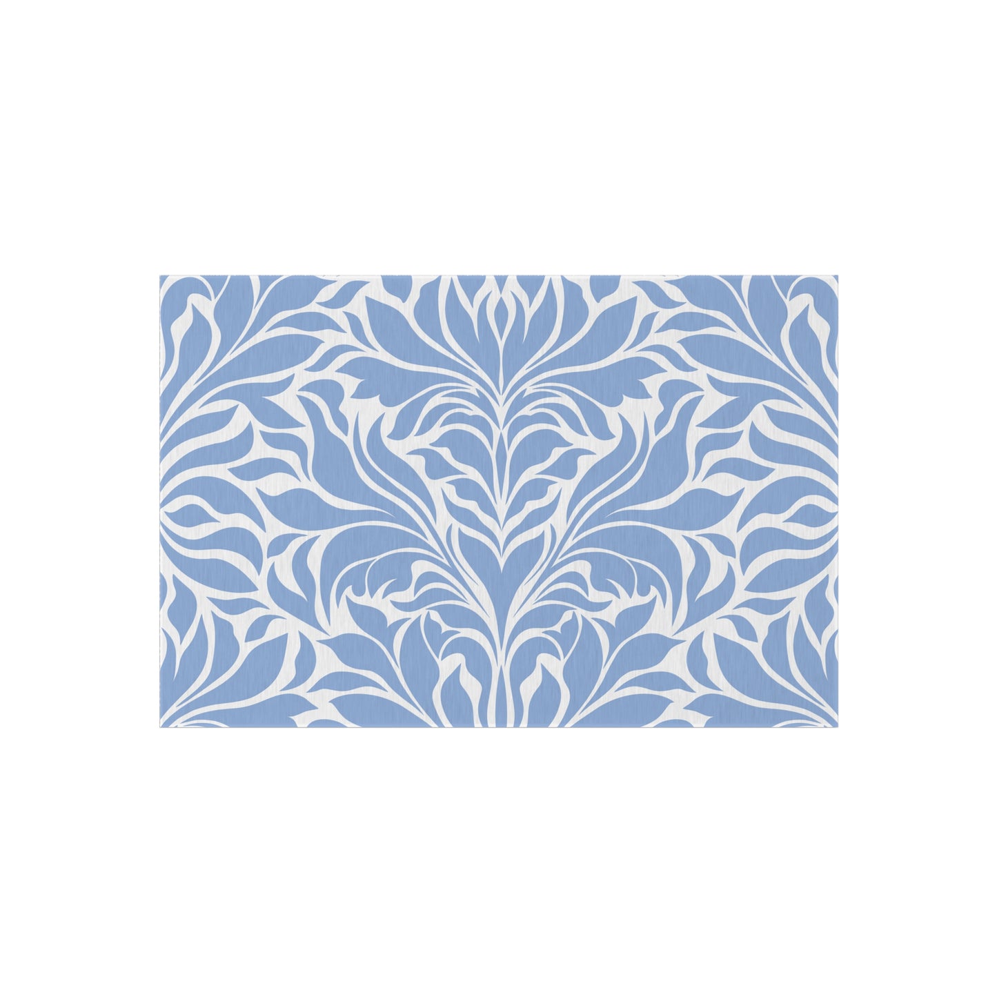 Chenille Print Pattern Outdoor Rug with No-Skid Backing Cozy Outdoor Carpet Patio Decor Gazebo Rug Pool Area Decor Outdoor Kitchen Carpet