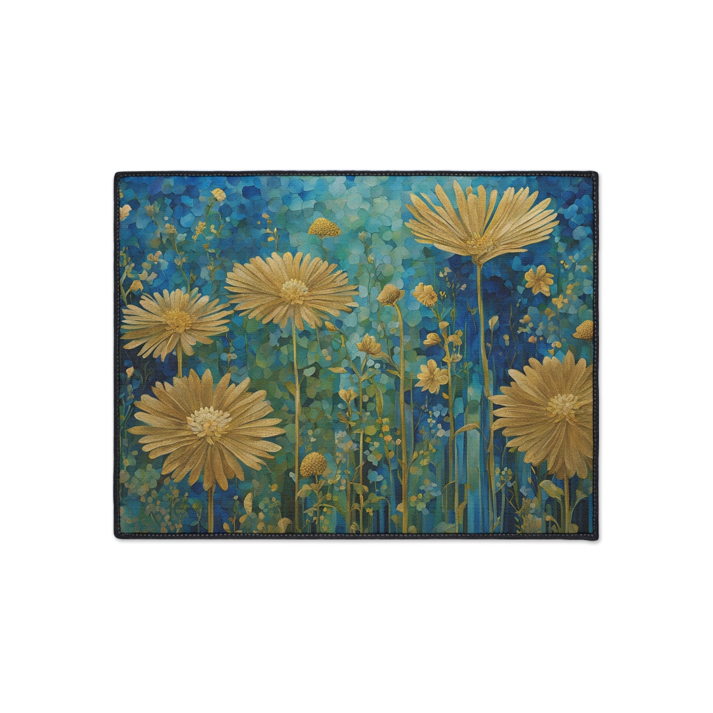 Decorative Heavy Duty Non-Slip Floor Mat Stylish Design Perfect for Entryway Kitchen Décor Garage Rug Coffee Bar Bathroom Floor Door Mat