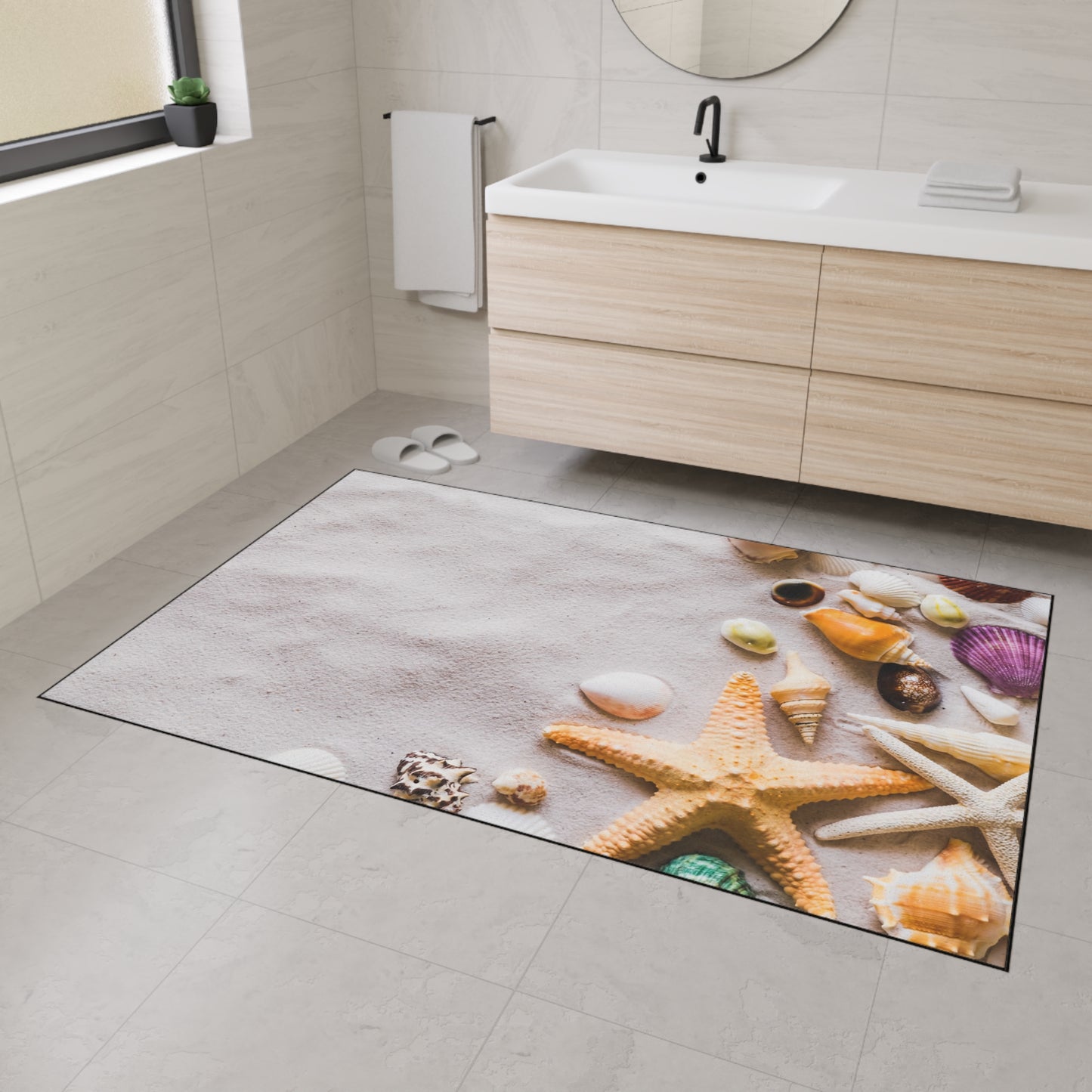 Decorative Heavy Duty Non-Slip Floor Mat Stylish Design Perfect for Entryway Kitchen Décor Garage Rug Coffee Bar Bathroom Floor Door Mat