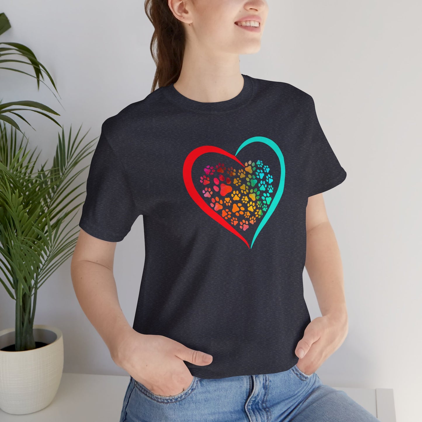 Dog Love T-shirt | Unisex | Funny | Dog Lover | Pet Lover | Animal Lover | Dog Heart |