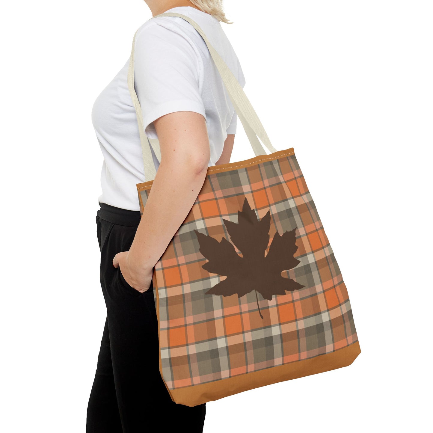 Maple Leaf Harvest Tote Bag | Carryall | Grocery Bag | Shopping Bag | Pumpkin | Autumn | Fall |