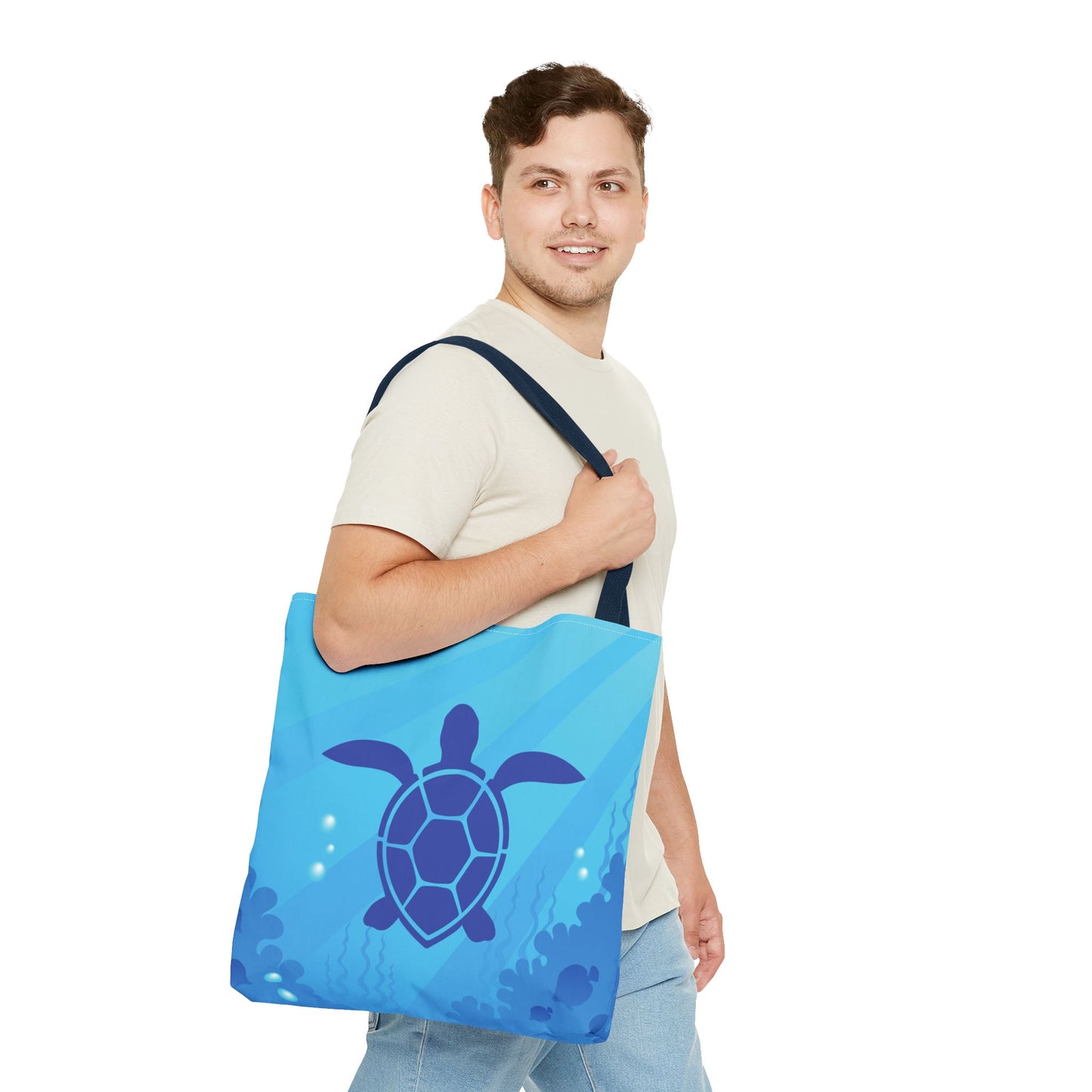 Sea Turtle Tote Bag | Carryall | Grocery Bag | Shopping Bag | Oceanic | Aquatic | Underwater |