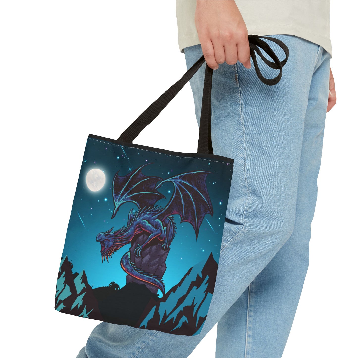 Dragon Tote Bag | Carryall | Grocery Bag | Shopping Bag | Anime | Sci-Fi |