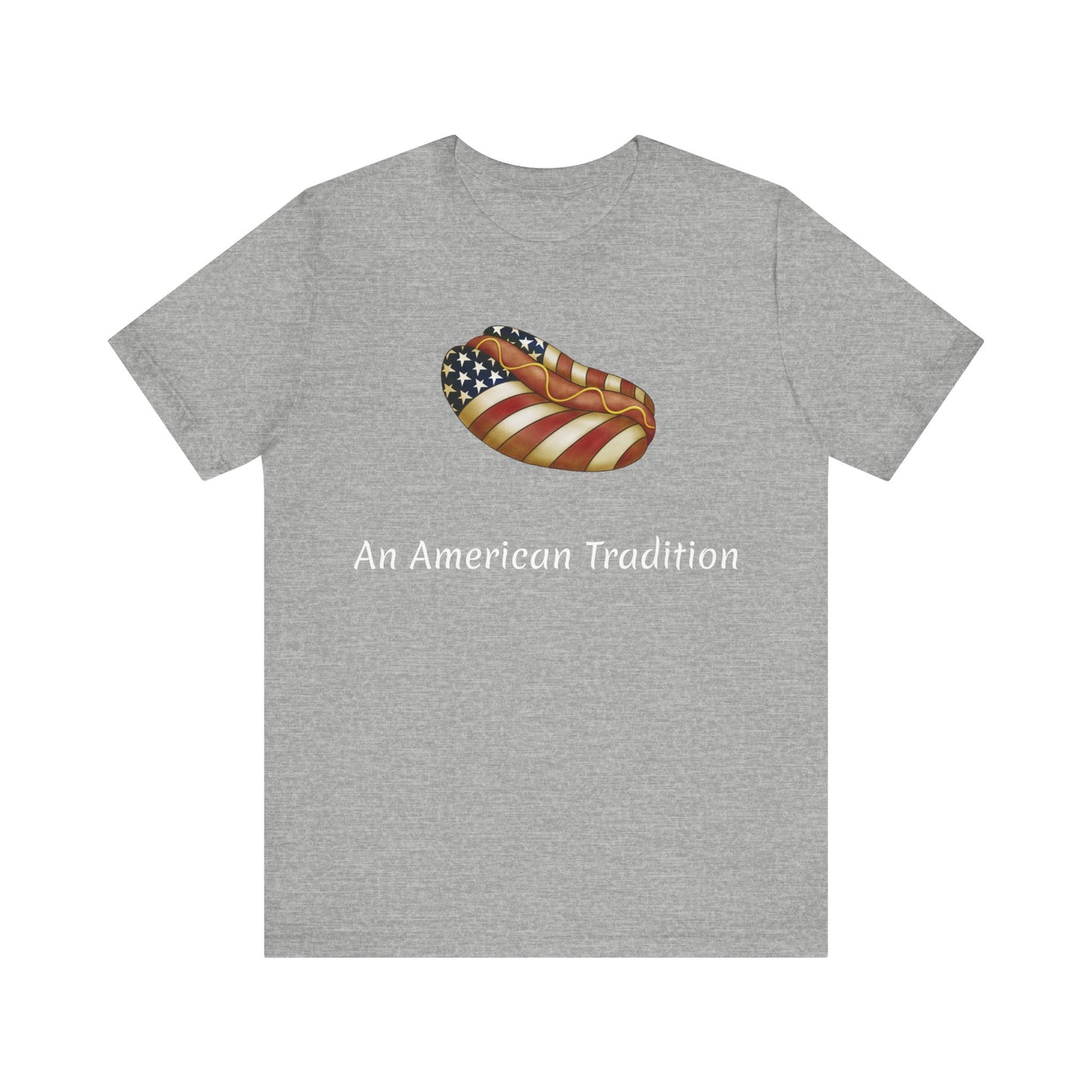 American Flag Hot Dog T-shirt | Unisex | Americana | Patriotic | Foodie | Culinary | Chef