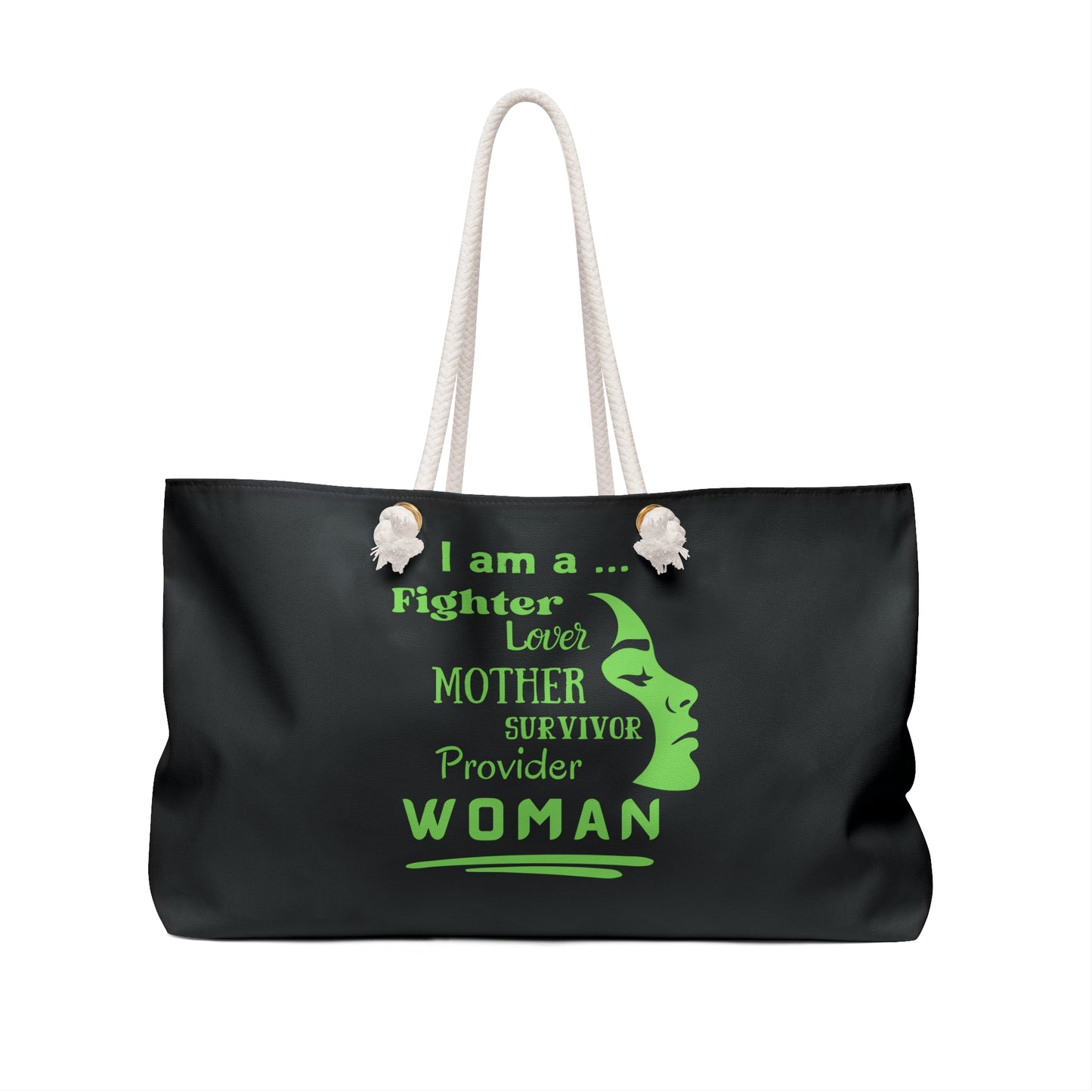 I am a Woman Tote Bag | Beach Bag | Lover | Mother | Survivor | Fighter | Provider | Empowerment |