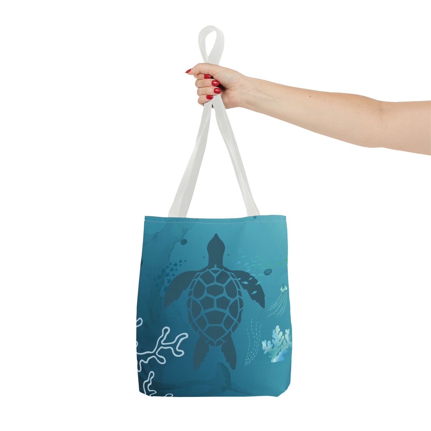 Sea Turtle Tote Bag | Carryall | Grocery Bag | Shopping Bag | Oceanic | Aquatic | Underwater |