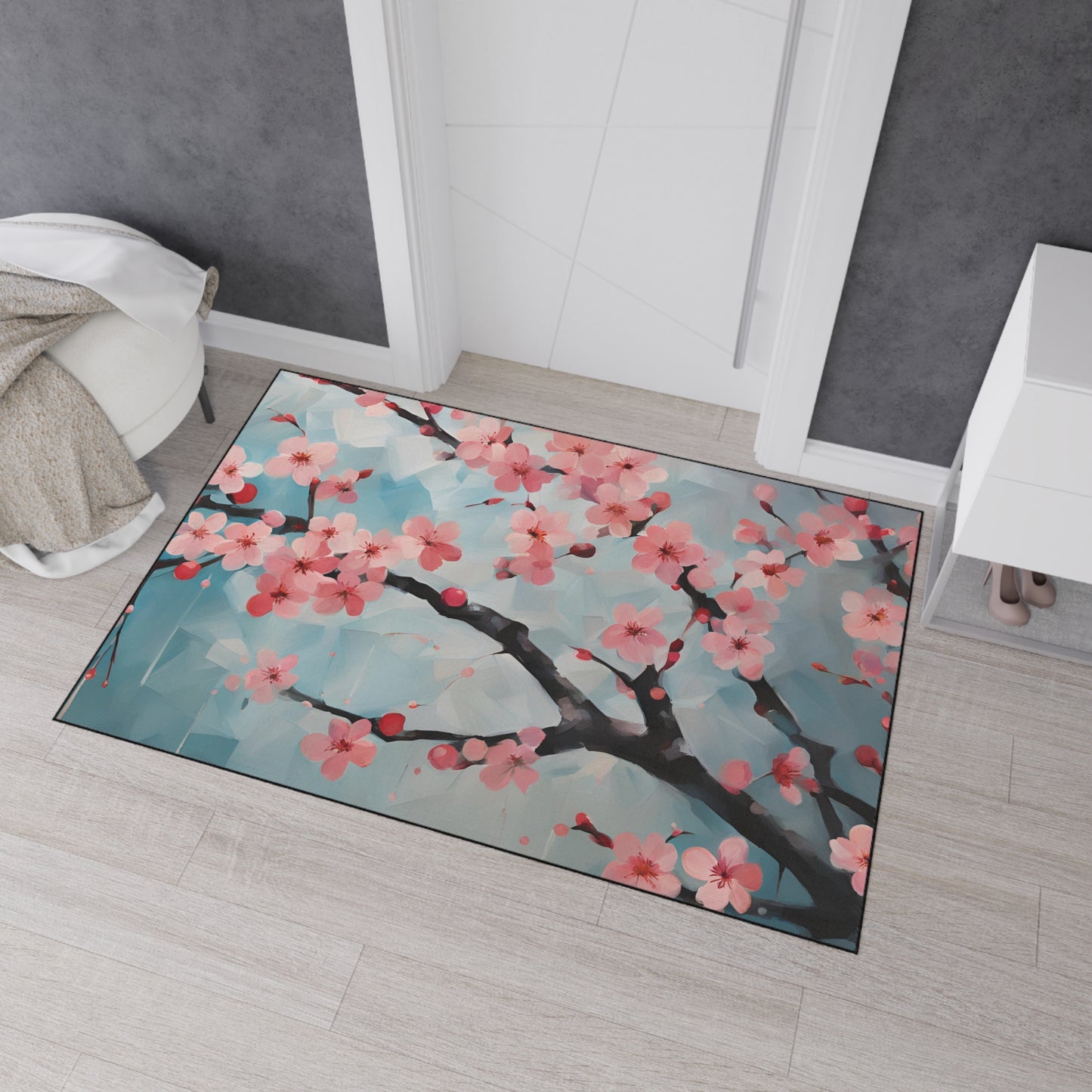 Decorative Heavy Duty Non-Slip Floor Mat Stylish Design Perfect for Entryway Kitchen Décor Garage Rug Coffee Bar Bathroom Floor Door Mat