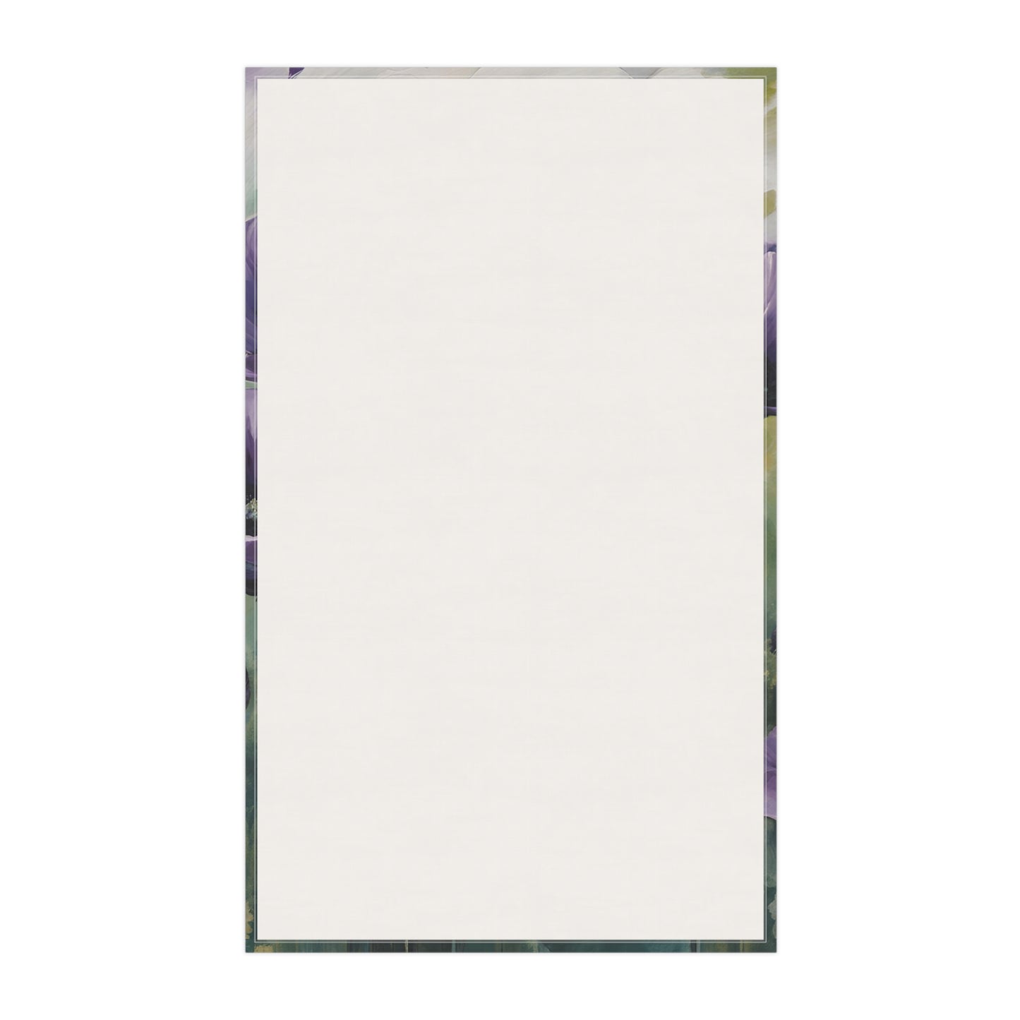 Floral Kitchen Tea Towel Pastel Dish Towel Durable Hand Towel Gift for Flower Lover Whimsical Home Decor Decorative Kitchen Cotton Twill