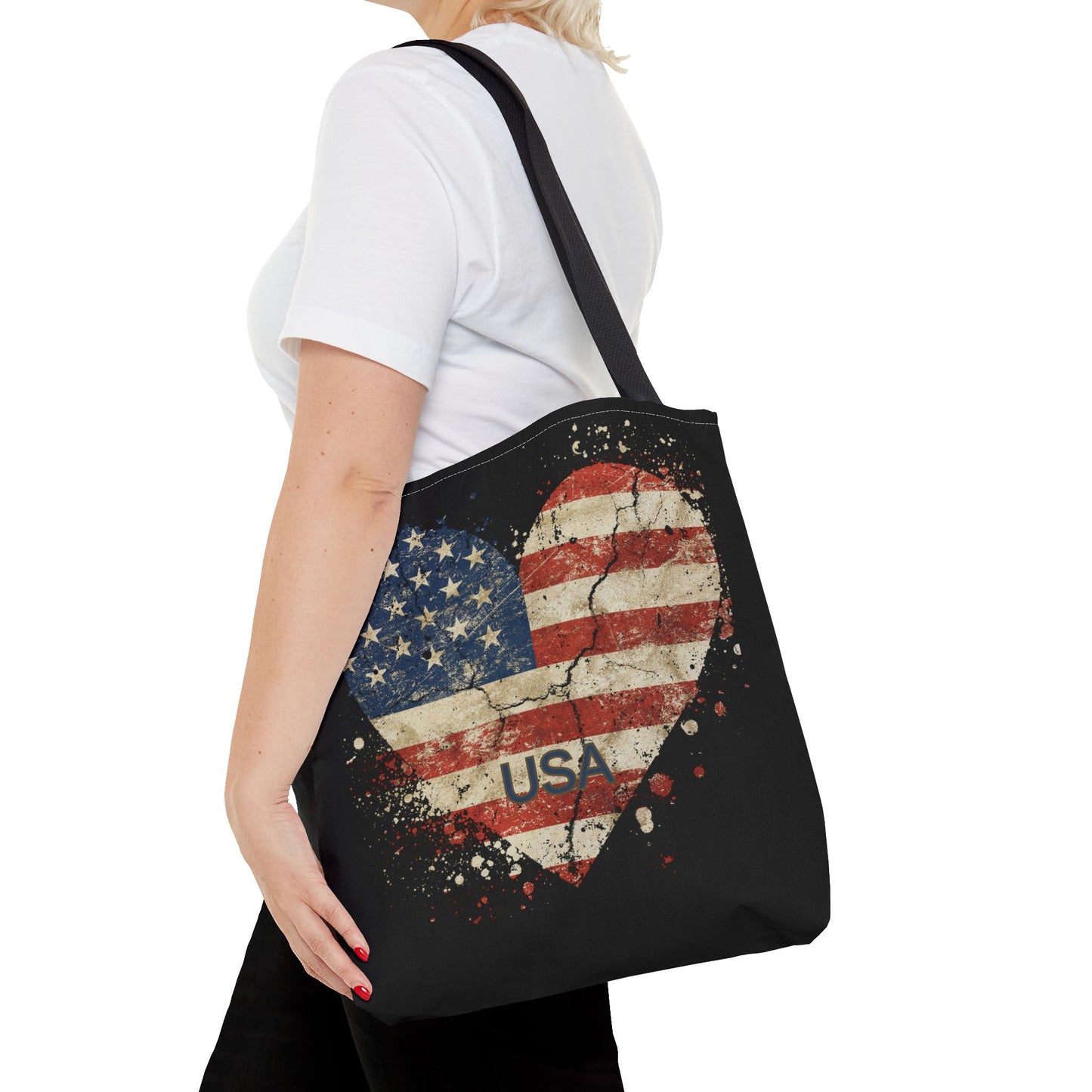 USA Flag Tote Bag | Carryall | Patriotic | American | United States | US Flag |