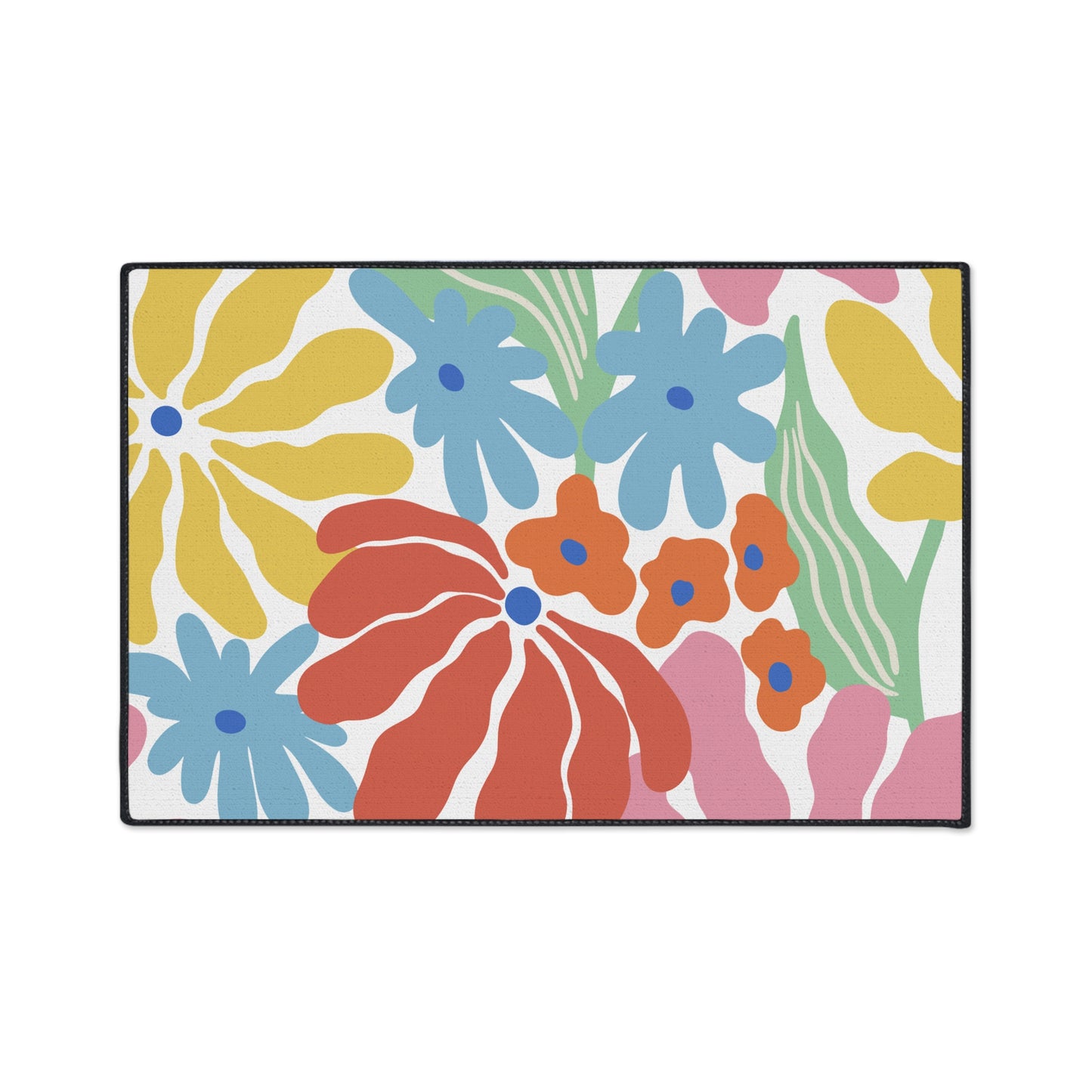 Decorative Heavy Duty Non-Slip Floor Mat Stylish Design Perfect for Entryway Kitchen Décor Garage Rug Coffee Bar Bathroom Floor Door Mat